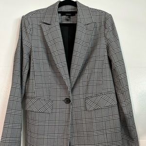 Forever 21 Blazer Suit Jacket Houndstooth print